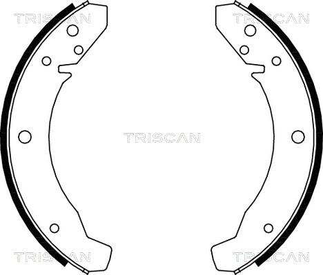 Triscan 8100 29104 - Bremžu loku komplekts adetalas.lv