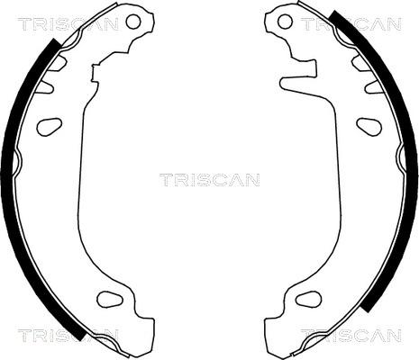 Triscan 8100 25476 - Bremžu loku komplekts adetalas.lv