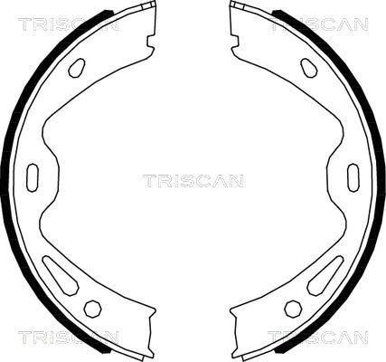 Triscan 8100 20005 - Bremžu loku kompl., Stāvbremze adetalas.lv