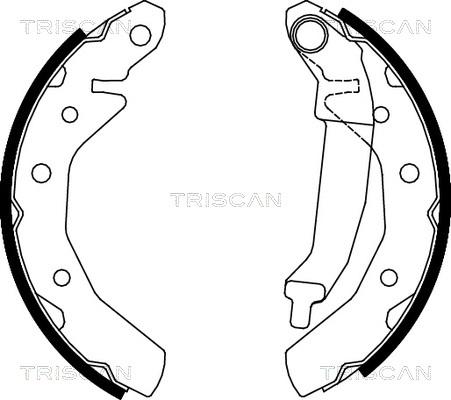 Triscan 8100 21610 - Bremžu loku komplekts adetalas.lv