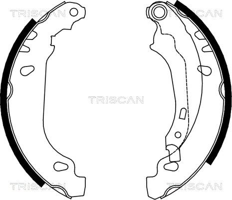 Triscan 8100 28636 - Bremžu loku komplekts adetalas.lv