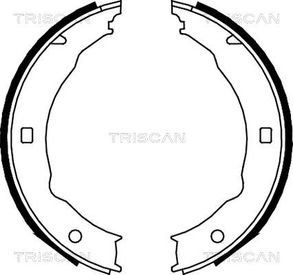 Triscan 8100 28050 - Bremžu loku kompl., Stāvbremze adetalas.lv