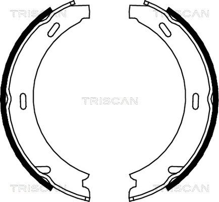 Triscan 8100 23412 - Bremžu loku komplekts adetalas.lv