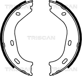 Triscan 8100 23217 - Bremžu loku kompl., Stāvbremze adetalas.lv