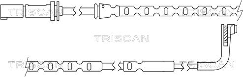 Triscan 8115 11041 - Indikators, Bremžu uzliku nodilums adetalas.lv