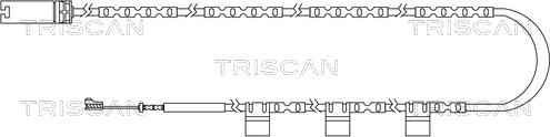 Triscan 8115 17019 - Indikators, Bremžu uzliku nodilums adetalas.lv