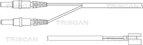 Triscan 8115 28001 - Indikators, Bremžu uzliku nodilums adetalas.lv