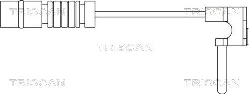 Triscan 8115 23007 - Indikators, Bremžu uzliku nodilums adetalas.lv