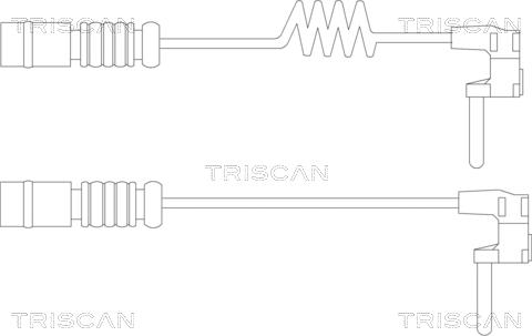 Triscan 8115 23020 - Indikators, Bremžu uzliku nodilums adetalas.lv