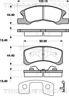 Magneti Marelli 363916060950 - Bremžu uzliku kompl., Disku bremzes adetalas.lv