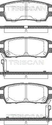 Triscan 8110 42003 - Bremžu uzliku kompl., Disku bremzes adetalas.lv