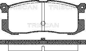 Triscan 8110 50926 - Bremžu uzliku kompl., Disku bremzes adetalas.lv