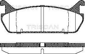 Triscan 8110 50020 - Bremžu uzliku kompl., Disku bremzes adetalas.lv