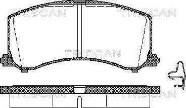 Japanparts JPA-816 - Bremžu uzliku kompl., Disku bremzes adetalas.lv