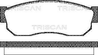 Triscan 8110 68177 - Bremžu uzliku kompl., Disku bremzes adetalas.lv