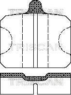 Triscan 8110 67747 - Bremžu uzliku kompl., Disku bremzes adetalas.lv