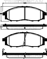 BENDIX 572551 - Bremžu uzliku kompl., Disku bremzes adetalas.lv