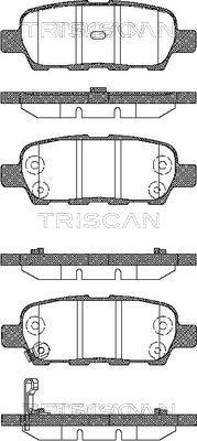 Triscan 8110 14022 - Bremžu uzliku kompl., Disku bremzes adetalas.lv