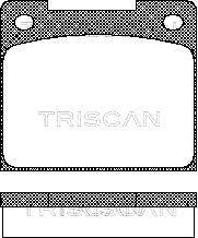 Triscan 8110 10424 - Bremžu uzliku kompl., Disku bremzes adetalas.lv