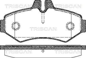 Triscan 8110 10515 - Bremžu uzliku kompl., Disku bremzes adetalas.lv