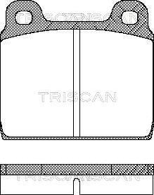 Triscan 8110 10203 - Bremžu uzliku kompl., Disku bremzes adetalas.lv