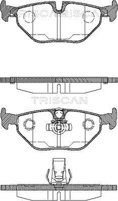 Triscan 8110 11003 - Bremžu uzliku kompl., Disku bremzes adetalas.lv