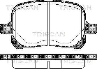 Triscan HP T1239 - Bremžu uzliku kompl., Disku bremzes adetalas.lv