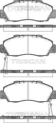 Triscan 8110 17009 - Bremžu uzliku kompl., Disku bremzes adetalas.lv