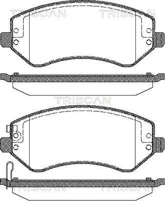 MOPAR PARTS KV1013427 - Bremžu uzliku kompl., Disku bremzes adetalas.lv