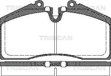 Triscan 8110 29160 - Bremžu uzliku kompl., Disku bremzes adetalas.lv