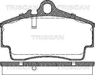 Triscan 8110 29163 - Bremžu uzliku kompl., Disku bremzes adetalas.lv