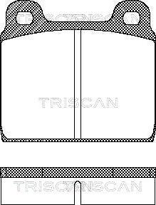 Triscan 8110 29211 - Bremžu uzliku kompl., Disku bremzes adetalas.lv