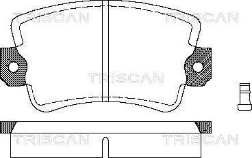 EBC Brakes 544 - Bremžu uzliku kompl., Disku bremzes adetalas.lv