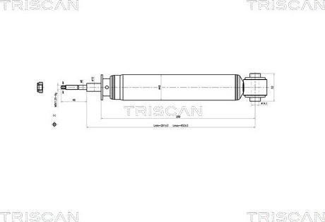 Triscan 8705 16201 - Amortizators adetalas.lv