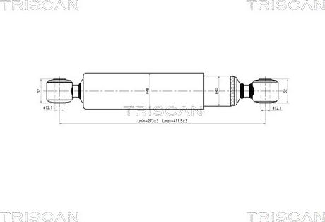 Triscan 8705 10203 - Amortizators adetalas.lv