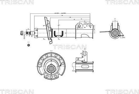 Triscan 8705 24103 - Amortizators adetalas.lv