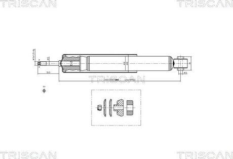 Triscan 8705 24205 - Amortizators adetalas.lv