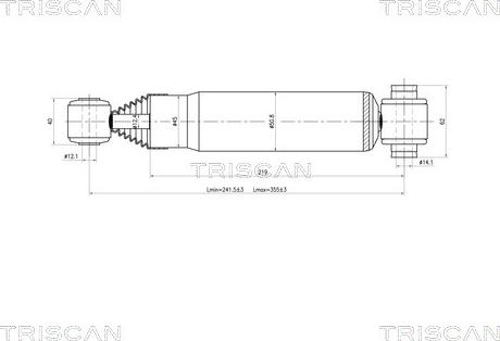 Triscan 8705 28201 - Amortizators adetalas.lv