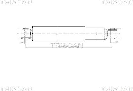 Triscan 8705 23201 - Amortizators adetalas.lv