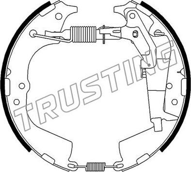 Trusting 651.0 - Bremžu loku komplekts adetalas.lv