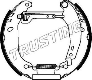 Trusting 6091 - Bremžu loku komplekts adetalas.lv