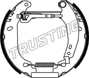 Trusting 6056 - Bremžu loku komplekts adetalas.lv