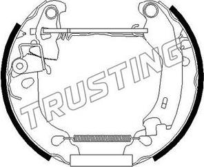 Trusting 625.0 - Bremžu loku komplekts adetalas.lv