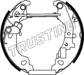 Trusting 6234 - Bremžu loku komplekts adetalas.lv