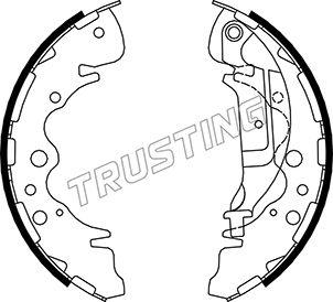 Trusting 049.160 - Bremžu loku komplekts adetalas.lv