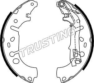 Trusting 034.117 - Bremžu loku komplekts adetalas.lv