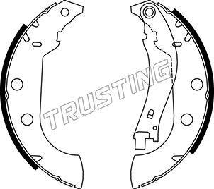 Trusting 079.190 - Bremžu loku komplekts adetalas.lv