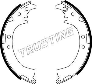 Trusting 115.299 - Bremžu loku komplekts adetalas.lv