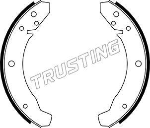 Trusting 124.250 - Bremžu loku komplekts adetalas.lv