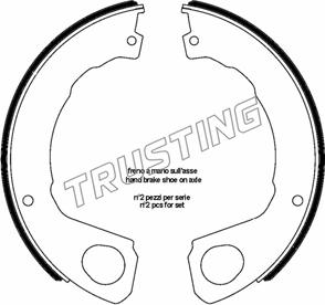 Trusting 253.665 - Bremžu loku kompl., Stāvbremze adetalas.lv